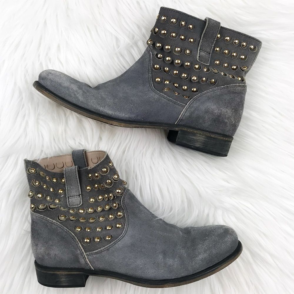 Janet‎ & Janet suede studded ankle boots